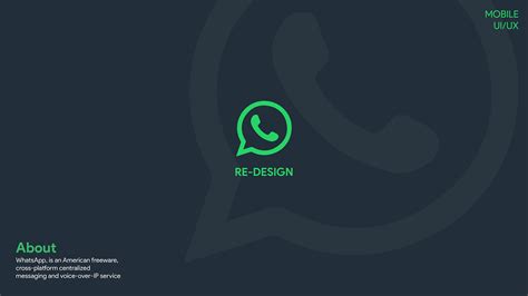 Whatsapp Ui Ux Redesign On Behance