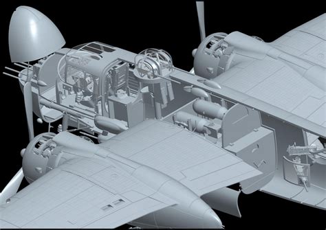 Hk Models E B H Mitchell Gunships Over Cbi Samoloty