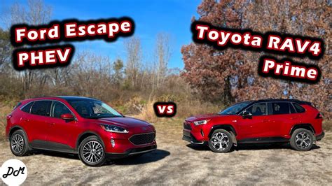 Ford Escape Phev Vs Toyota Rav4 Prime Youtube