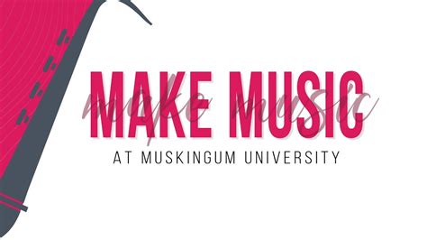 Make Music At Muskingum University Youtube