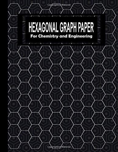 Hexagonal Graph Paper For Organic Chemistry And Engineering Black