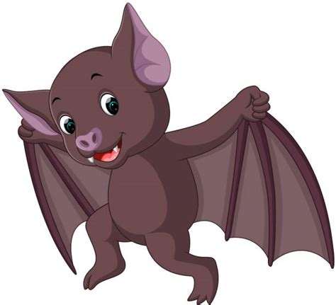 Happy Bat Cartoon Waving Fotografier Bilder Och Bildbanksfoton Istock