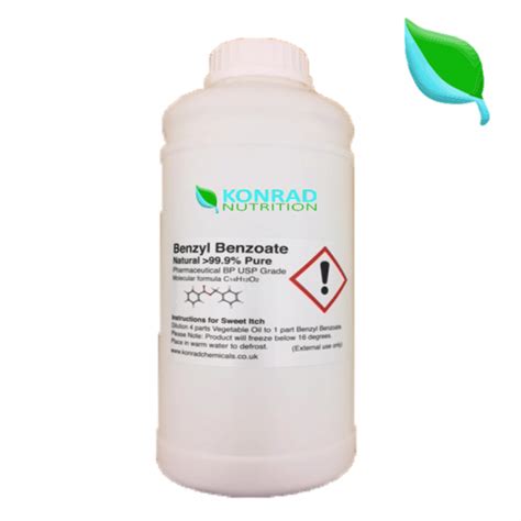 Benzyl Benzoate Pure Usp Grade Konrad Nutrition