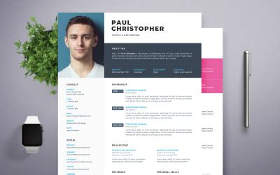 James Boo Ui Ux Designer Resume Template Templatemonster