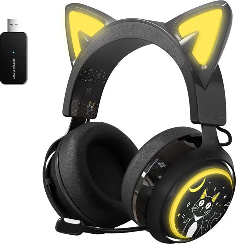 Amazon SOMiC GS510 Cat Ear Headset Wireless Gaming Headphones For