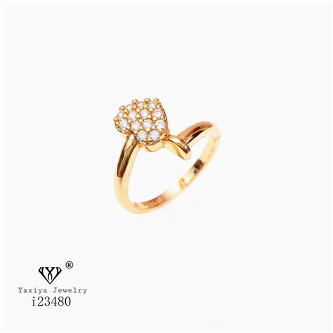 Jual Yaxiya Cincin Emas Fashion Perhiasan Lapis Emas 18K 058 Shopee