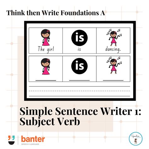 R507 Think Then Write Foundations Simple Sentence Writing Bundle