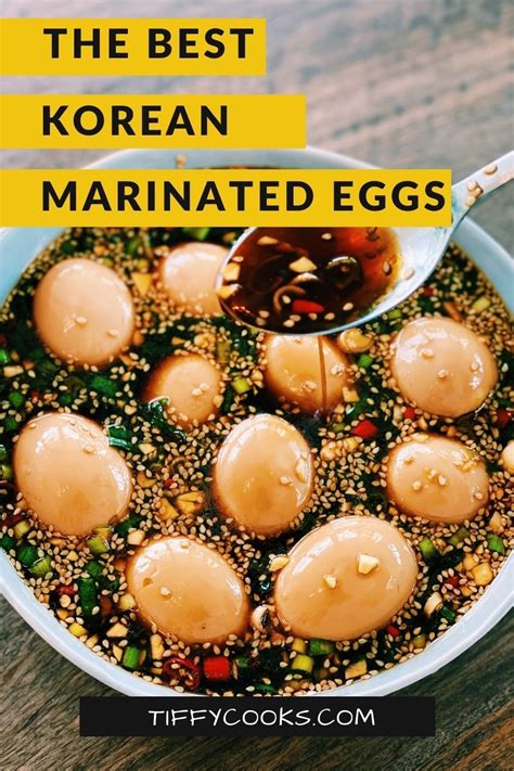 Delicious Korean Marinated Eggs