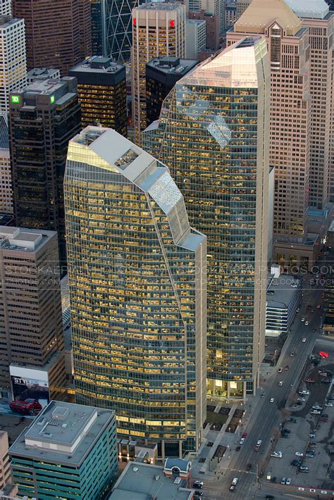 Aerial Photo Eighth Avenue Place Calgary