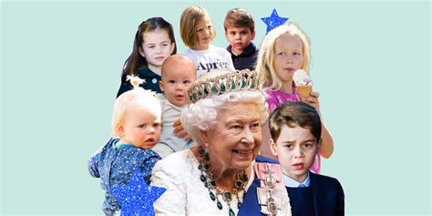 How many great-grandchildren did Queen Elizabeth II have?