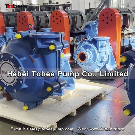 Tobee Metal Lined Expeller Seal Pumps Mine Dewatering Slurry Pump Mine