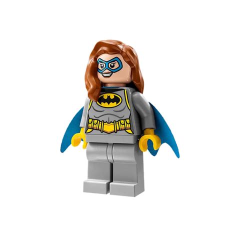 LEGO Batgirl With Gray Suit With Bat Logo Minifigure Inventory Brick