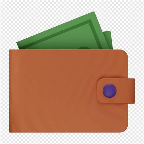 Premium Psd D Isolated Render Of Wallet And Money Icon Psd