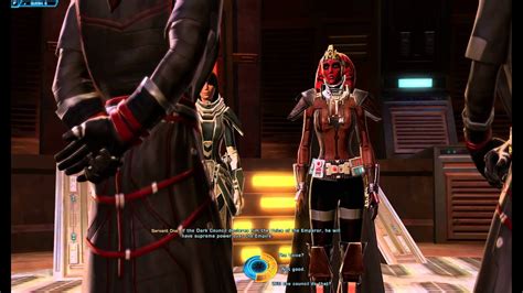 Swtor Sith Warrior Storyline Part Emperor S Hands Youtube