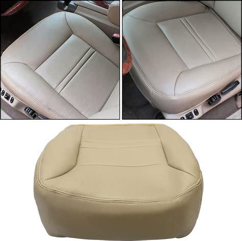 Amazon ECOTRIC Synthetic Leather Seat Cover Tan Compatible With