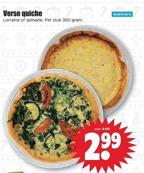 Verse Quiche Aanbieding Bij Dirk Folders Nl