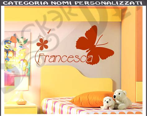 Adesivi Murali Cameretta Bimbi Wall Stickers Adesivo Personalizzato