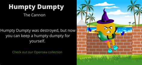 Humpty Dumpty The Cannon