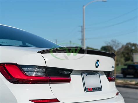 BMW G20 G80 CS Style Carbon Fiber Trunk Spoiler 330i M340i M3