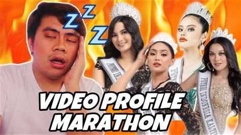 Atebang Reaction Puteri Indonesia Video Profiles Part Youtube