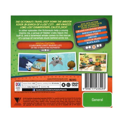 Octonauts Amazon Adventure Dvd Big W