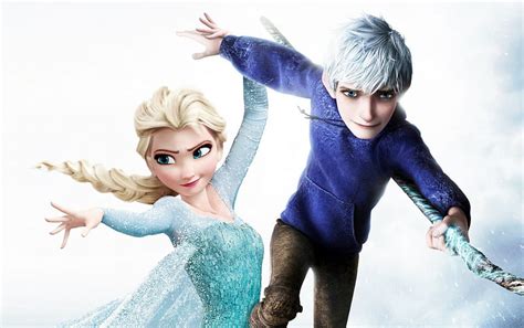 1080p Free Download Elsa And Jack Frost Arendell Rise Of The Guardians Elsa Ride Of The