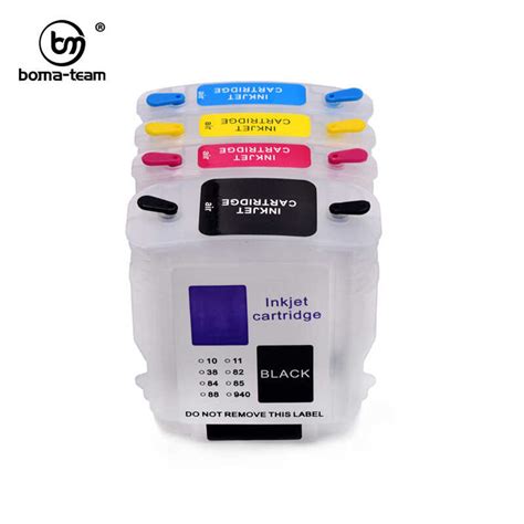 69ml 28ml 10 11 Para Sa Hp10 Hp11 Refillable Ink Cartridge Na May Arc Chip Para Sa Hp Designjet