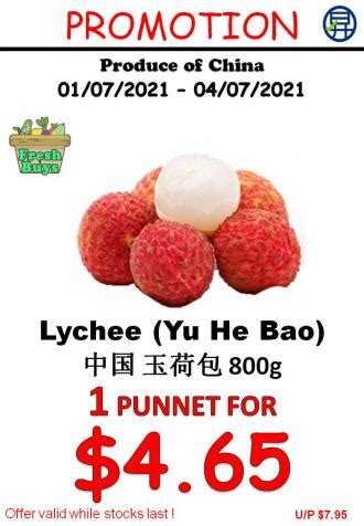 Sheng Siong Fresh Fruits Promotion Jul Jul