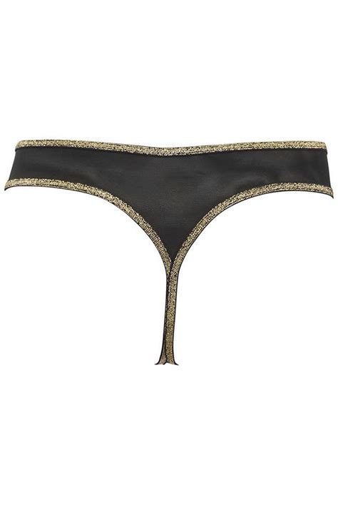 Axami V 10108 String schwarz gold Dessous Reizwäsche Wäsche 22 95