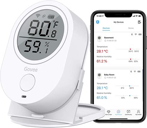 Govee Monitor Di Umidit Di Temperatura Wifi Digitale Igrometro