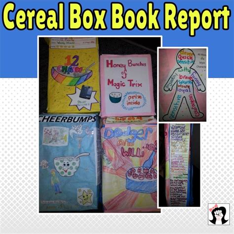 Book Report Cereal Box Book Report By Teacher Mom Power Tpt