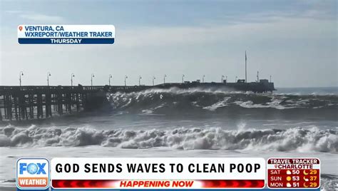 God Sends Giant Waves To Wash Away California Sidewalk Poop | Babylon Bee