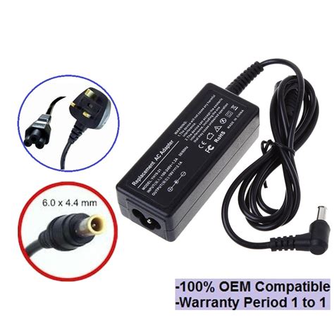 AC DC Power Supply Charger Adapter Cord Converter 19V 2.1A For LG ...