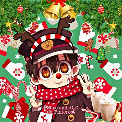 🎄 Hanako Kun Icon Navideño 🎄 Anime Navideño Navidad Animado