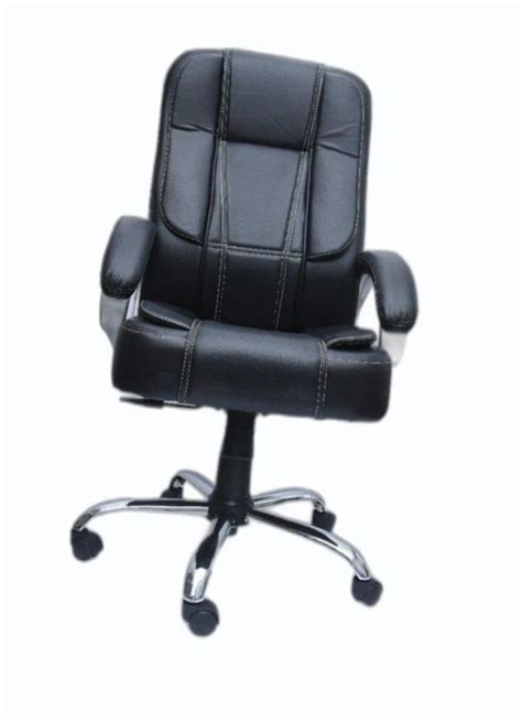 Leather High Back Office Revolving Chair Black At Rs In Bengaluru