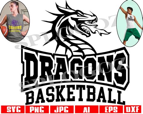 Dragons Basketball Svg Dragon Basketball Svg Dragons Svg Etsy