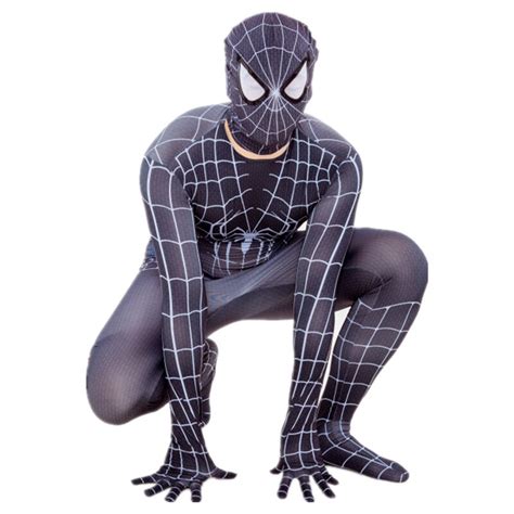 Fantasia Homem Aranha Venom Tobey Maguire Adulto Cosplay Traje Luxo