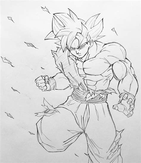 Mais Goku Para Colorear Ultra Instinto Imagenes De Goku Para