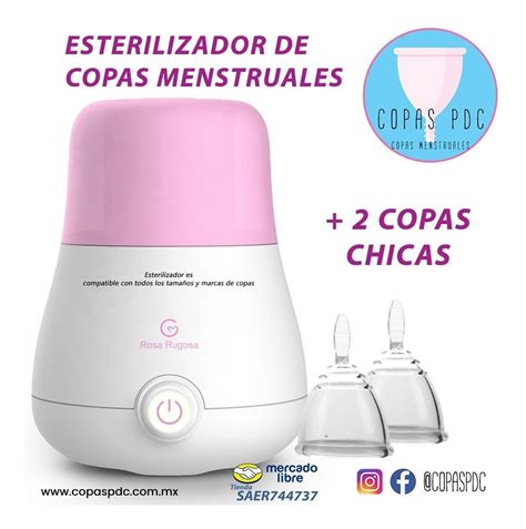 Esterilizador De Copas Menstruales Copa Menstruales Chica Y Grande