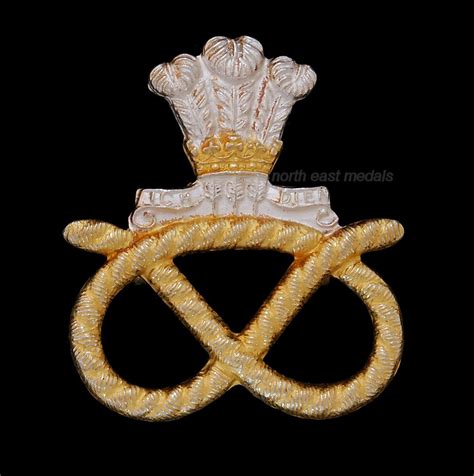 The Staffordshire Regiment The Prince Of Waless Officers Cap Badge