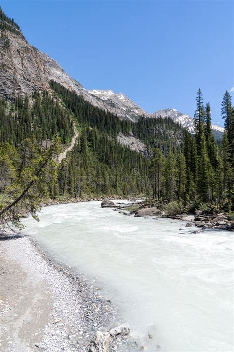 Takakkaw Falls In Yoho National Park British Columbia Canada View