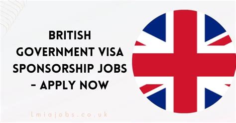 British Government Visa Sponsorship Jobs Apply Now