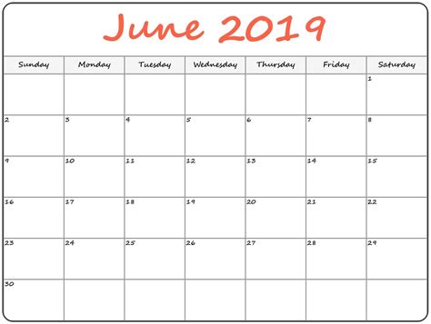 Printable June Calander Web Below Are Printable Calendars You Re