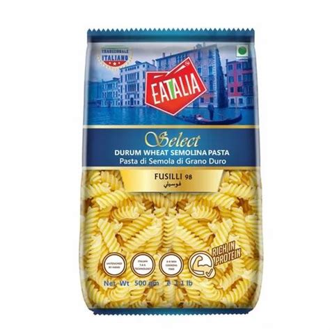 Gm Eatalia Select Yellow Fusilli Pasta Packaging Type Packet At