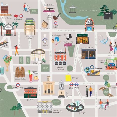 Map Illustration Illustrated City Maps Top Map Illustrators In Uk