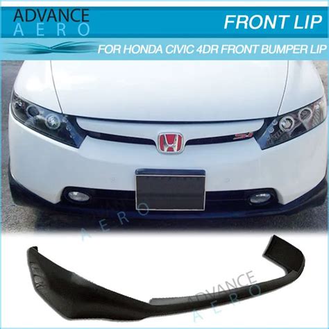 For 2006 2007 2008 Honda Civic 4 Door Hfp Style Front Bumper Lip Poly