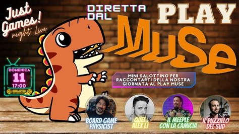 DIRETTA PLAY MUSE 2023 Just Games Night Live YouTube