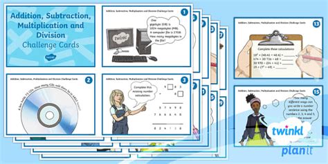 Planit Maths Y6 Addition Subtraction Multiplication And Division Challenge