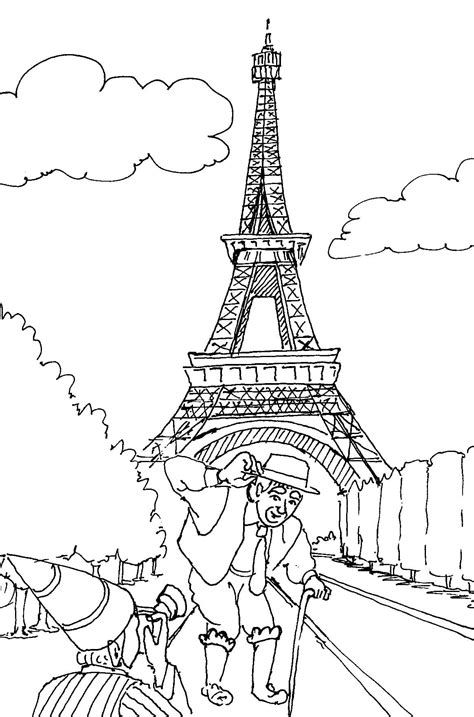 Disegni Di Parigi Da Colorare Stampa E Colora Wonder Day