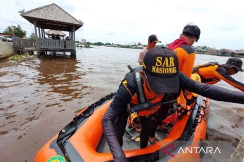 Tim Sar Gabungan Hentikan Pencarian Korban Tenggelam Di Sungai Kahayan